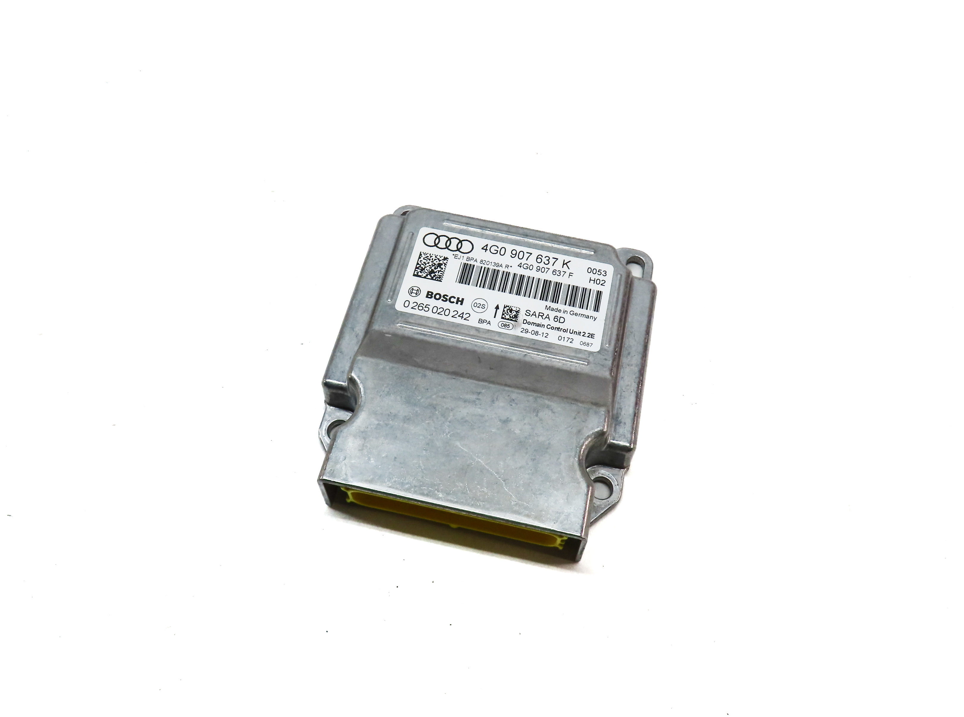 2013 AUDI A6 (C7 4G) YAW TURN RATE SPEED SENSOR — exact item pictured